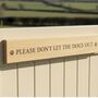 Slim Accoya Engraved Gate Sign Two Sizes, thumbnail 6 of 6