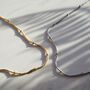 Interval Beaded Chain Necklace 18k Gold Plated, thumbnail 4 of 6