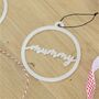 Personalised Name Christmas Bauble Decoration, thumbnail 3 of 5