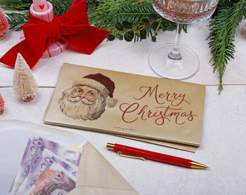 Christmas Money Envelopes With Santa Design For Gift Cards, Concert Tickets And Vouchers, 2 of 3