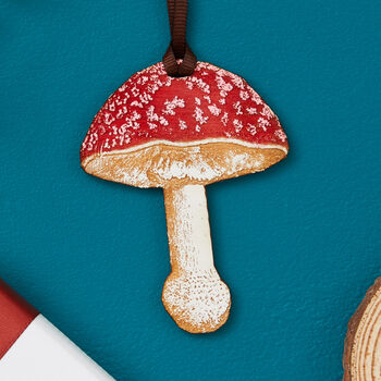 Toadstool Mushroom Hanging Decoration Gift, 2 of 4