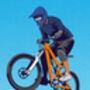 Personalised Mountain Bike Jumping Poster, thumbnail 4 of 7