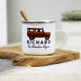 Personalised Truck Enamel Gift Mug For Home Or Outdoors, thumbnail 1 of 4