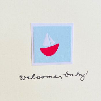 Welcome New Baby Boy Card, 2 of 2