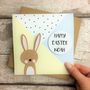 Personalised Easter Bunny Rabbit Card, thumbnail 1 of 4