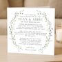 Wedding Day Card With Message For Son And Daughter In Law, thumbnail 1 of 7