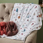 Personalised Children's Pumpkin Fleece Blanket, thumbnail 1 of 2