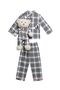 Alle Kids Pyjama Set With Matching Teddy Bear Lnm 645, thumbnail 1 of 2