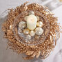Champagne Gold Christmas Table Centrepiece, thumbnail 3 of 5