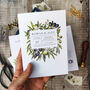 Mediterranean Olive Folded Invitations And Envelopes, thumbnail 5 of 8