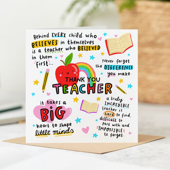 The Teacher Card, 2 of 4