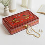 Hand Painted Wooden Jewellery Box For Women, thumbnail 4 of 10