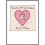 Personalised Initial Heart Birthday Card For Her, thumbnail 6 of 12