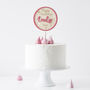 Colour Pop Personalised Birthday Cake Topper, thumbnail 4 of 9