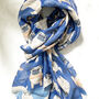 Cute Pug Print Scarf, thumbnail 3 of 6