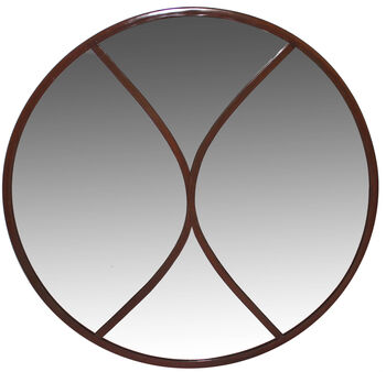 Rust Colour Circle Mirror, 2 of 2