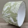 Kielder Hare Sage Green Wildlife Drum Lampshade, thumbnail 2 of 10