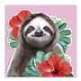 Sloth 3D Card Lola Design X Zsl, thumbnail 1 of 2