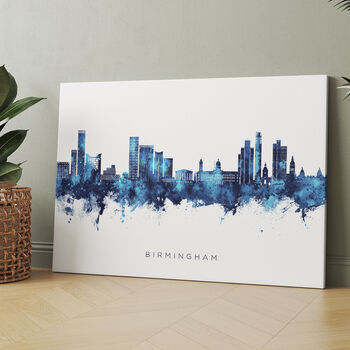Birmingham Skyline Cityscape Black And White, 7 of 12