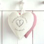 Personalised 80th Birthday Hanging Heart Gift For Her, thumbnail 1 of 12