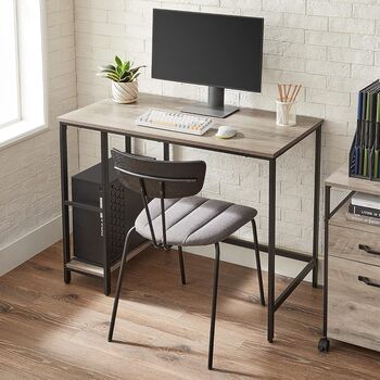 Computer Desk With Shelves Left Or Right Steel Frame, 2 of 10