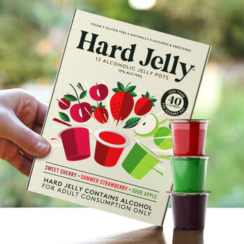 Jelly Shots Natural Mixed Flavours X 36, 15% Abv, Vegan, 3 of 6
