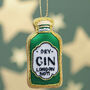 Zari Embroidery Gin Hanging Decoration, thumbnail 1 of 5