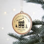 Personalised New Home Christmas Bauble, thumbnail 1 of 4