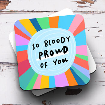 Personalised Mug 'So Bloody Proud Of You', 3 of 3