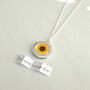 Sunflower Locket Necklace, thumbnail 3 of 8