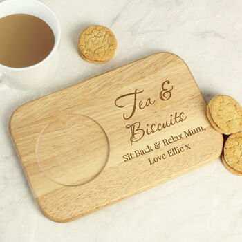 Personalised Cheese And Wine Wooden Coaster Tray, 7 of 7