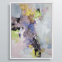 'Rosa Ellie' Framed Giclée Abstract Canvas Print Art, thumbnail 4 of 7