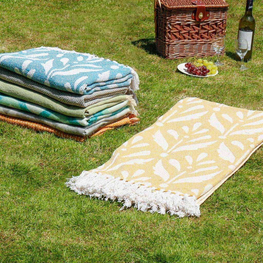 Luxury Summer Picnic Blanket Collection By Dibor | notonthehighstreet.com