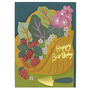 Happy Birthday' Gardener's Trug Birthday Card, thumbnail 1 of 2