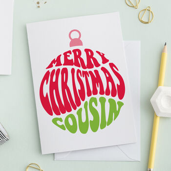 Personalised *Any Name* Merry Christmas Card, 3 of 5