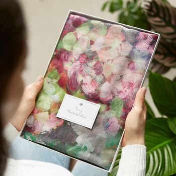 Abstract Flower Print Scarf, 2 of 9