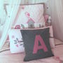 Personalised Handmade Wool Cushion With Initials, thumbnail 4 of 7