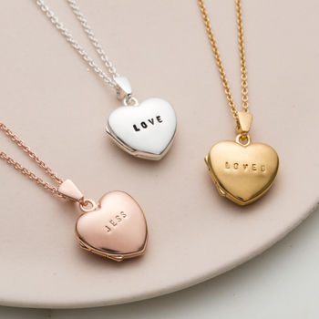 Personalised Small Heart Locket, 6 of 12