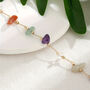 Bohemian Natural Stone Anklet Bracelet, thumbnail 3 of 6