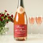 Ruby 40th Wedding Anniversary Personalised Champagne, thumbnail 1 of 7