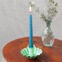 Enamel Cupped Flower Candle Holder, thumbnail 6 of 7