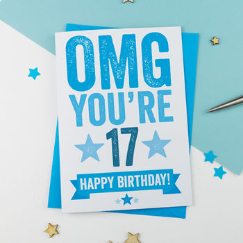 Omg You're 17 Birthday Card, 2 of 3