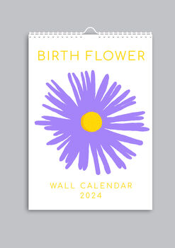 Botanical Family Wall Calendar 2024, 4 of 6