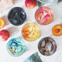 Hand Painted Marbled Tumbler Glass Set, thumbnail 4 of 12