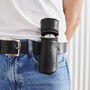 Personalised Leather Three Golf Ball Holder With Belt Loop, thumbnail 3 of 5