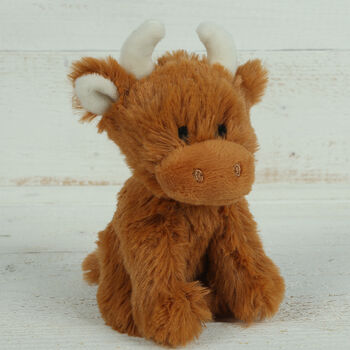 living nature highland cow soft toy