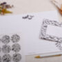 A4 Origami Writing Paper That Folds Into An Envelope With Gothic Bat Design, thumbnail 4 of 5