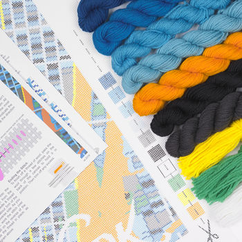 New York City Map Tapestry Kit, 3 of 5