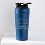 Personalised Best Teacher In The World Protein Shaker Bottle, thumbnail 2 of 5