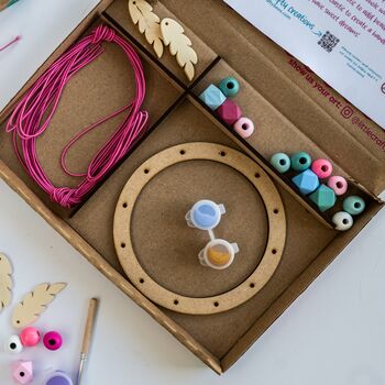 Personalised Make Your Own Dreamcatcher Craft Kit, 6 of 11